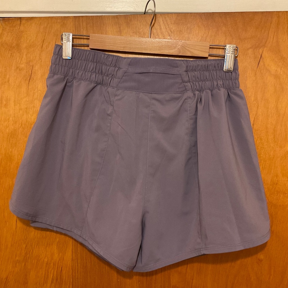 Nike Training Shorts Womens Size M Lavender Dri Fit Brief Lined Loose Fit NWT - Picture 2 of 14